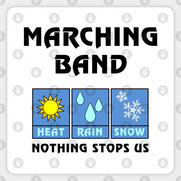 Marching Band Weather Sticker by Barthol Graphics